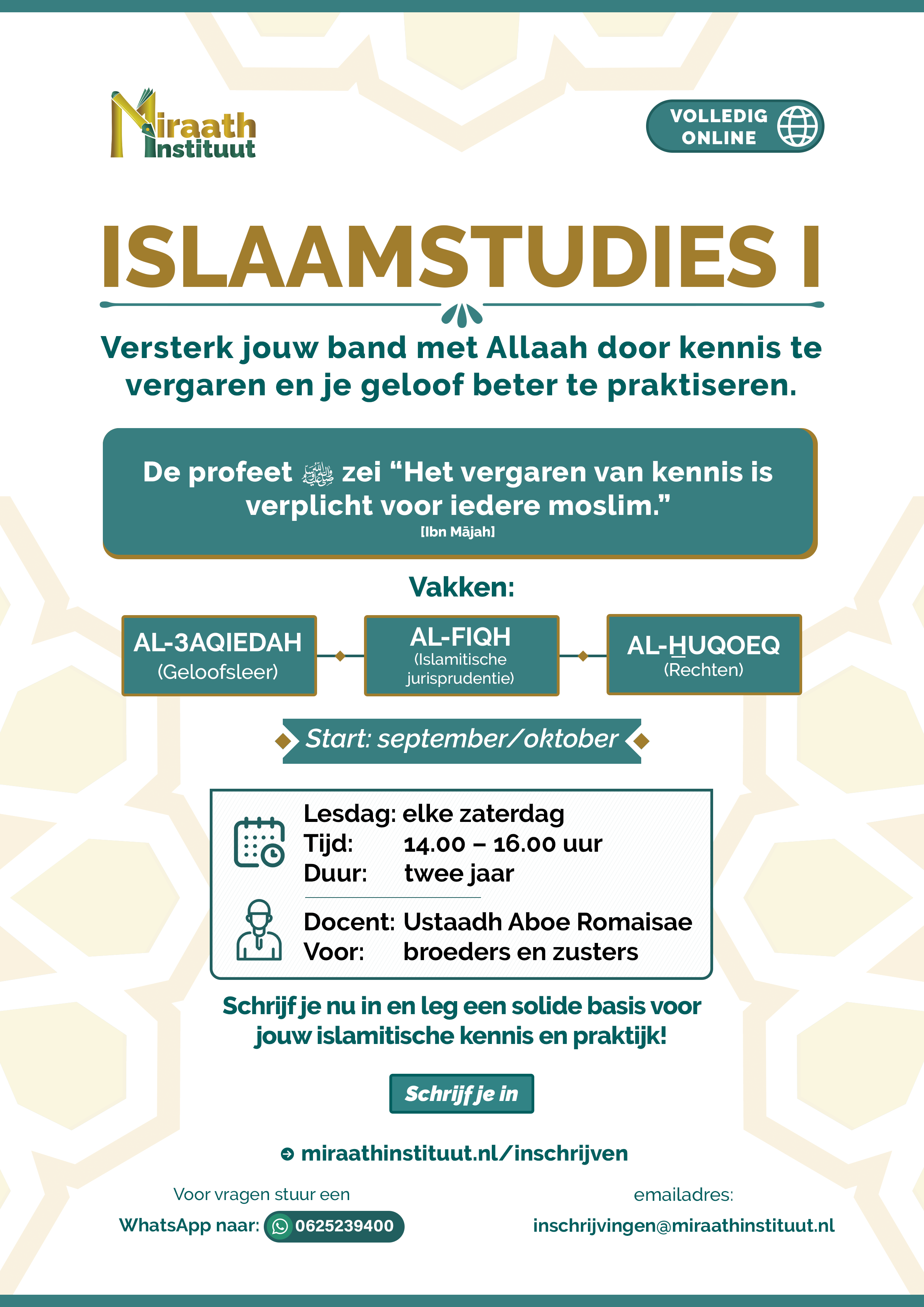 Islaamstudies I